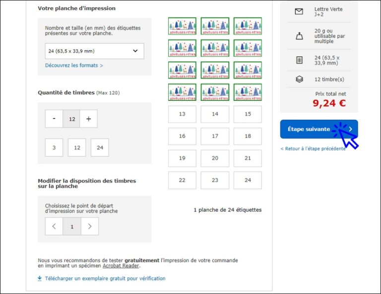Acheter et imprimer ses timbres en ligne Tutos PC