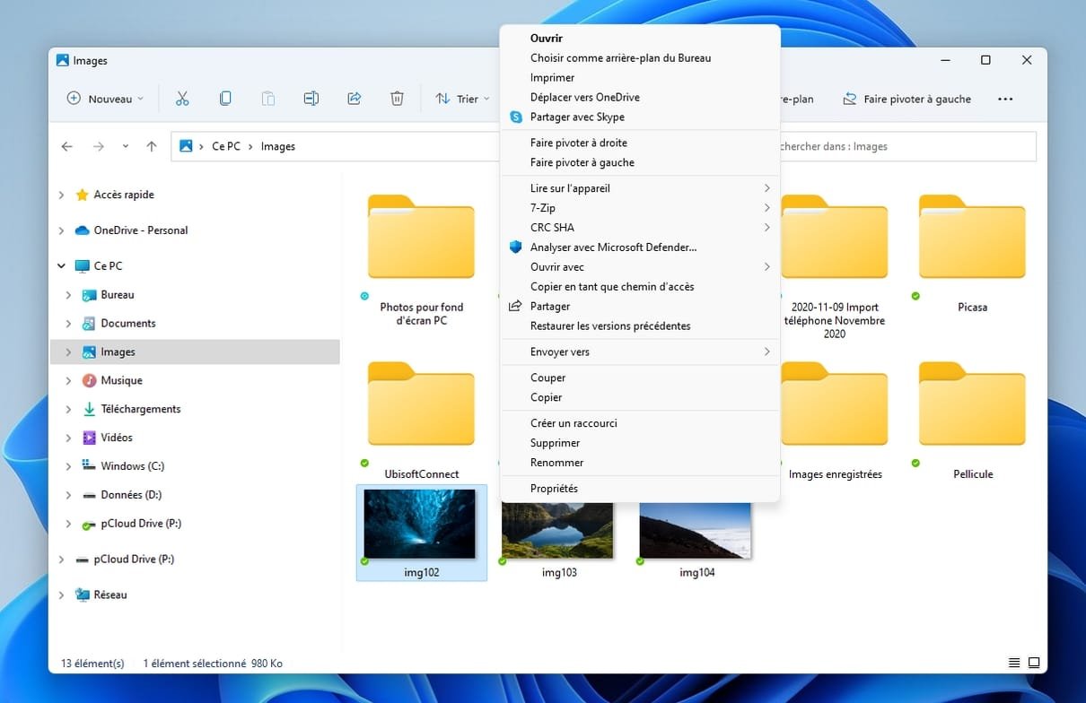 cours-windows-11-le-menu-contextuel-2 Windows - Le menu contextuel