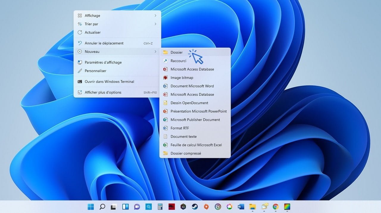 cours-windows-11-leçon-3-le-bureau-ajouter-un-dossier-2 Windows ajouter un dossier sur le bureau