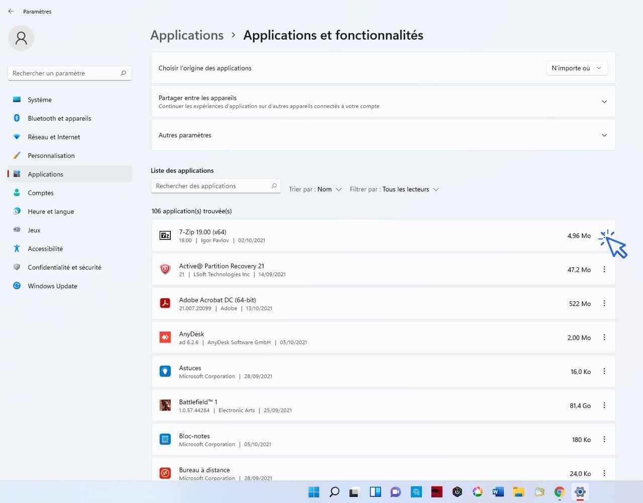 windows-11-supprimer-une-application-ou-un-logiciel Windows - Désinstaller une appli ou un logiciel