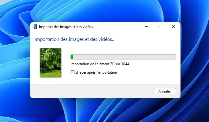 Windows - Transférer les photos de son smartphone sur son PC