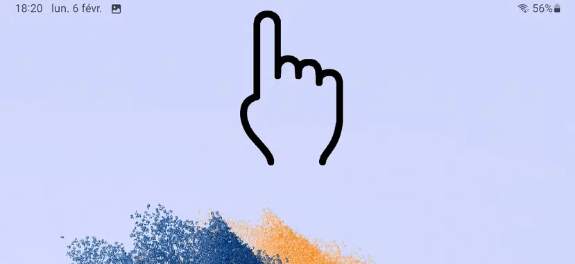 Ouvrir les réglages rapides sur une tablette