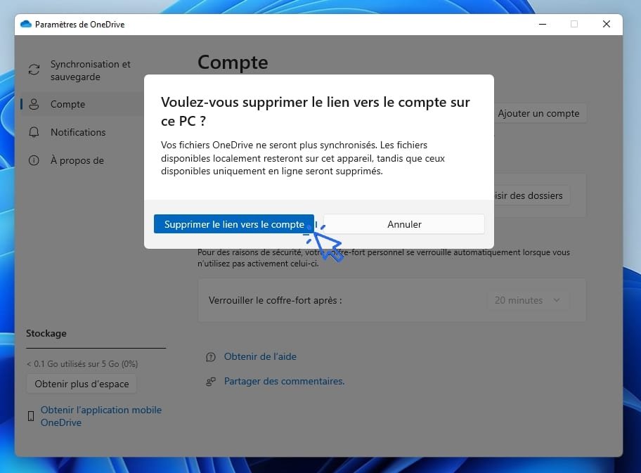Comment supprimer OneDrive de son PC