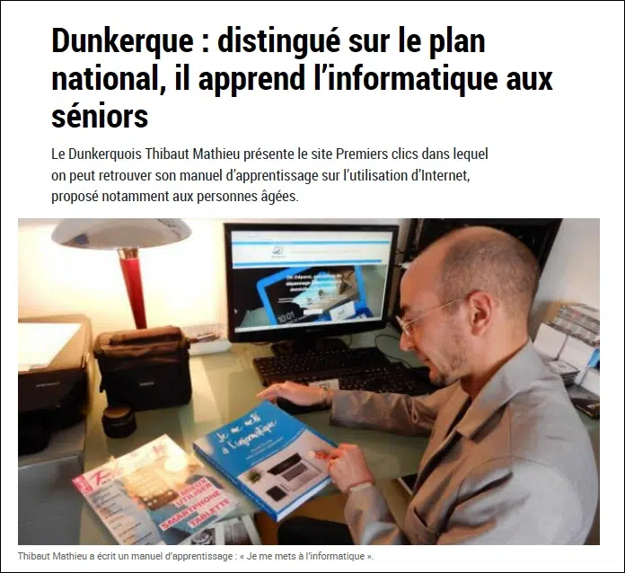 premiers-clics-thibaut-mathieu-article-le-phare Article Le Phare sur Premiers Clics