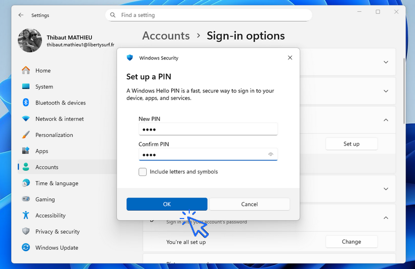 Ouvrir son PC sous Windows avec un code PIN à la place d'un mot de passe. Tutos PC.