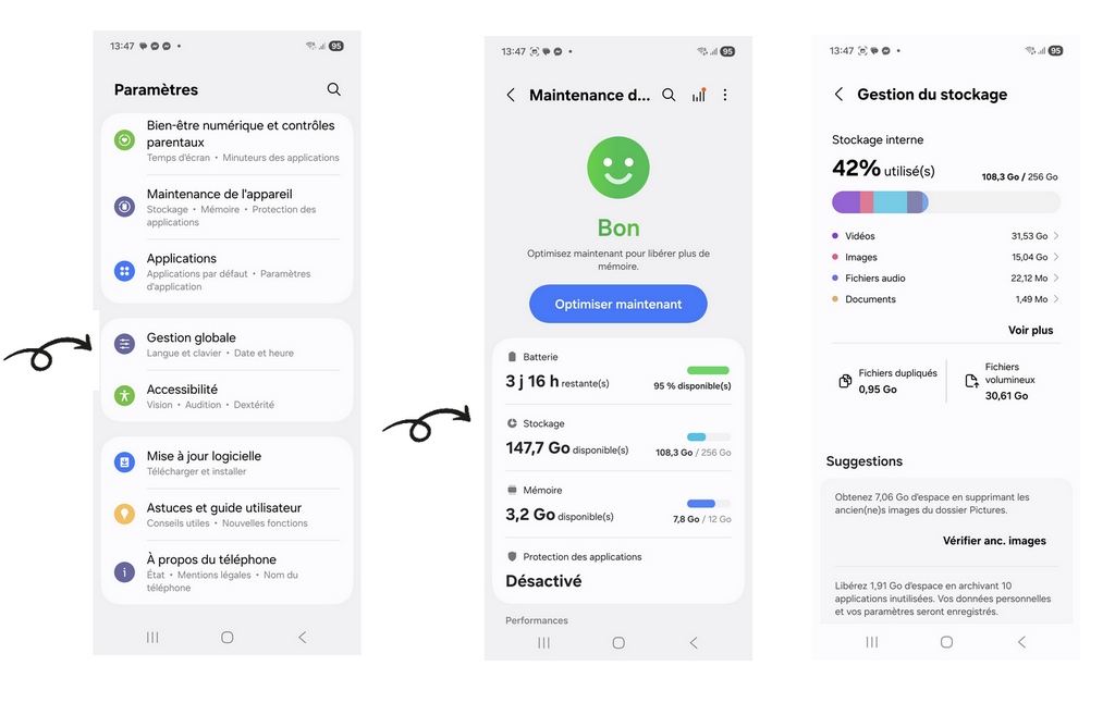 Afficher le stockage libre sur mon téléphone - Tutos téléphones Afficher-le-stockage-libre-sur-mon-telephone-Tutos-telephones