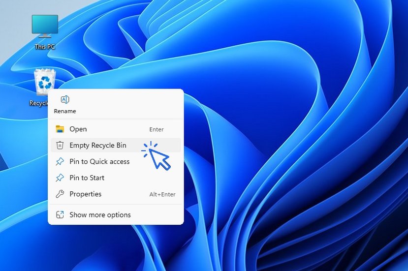 Windows basics for seniors - How to empty recycle bin Learn how to empty the Recycle Bin and recover deleted files on Windows 11, 10, 8.1, or 7. Step-by-step guide for beginners to free disk space and restore lost files.