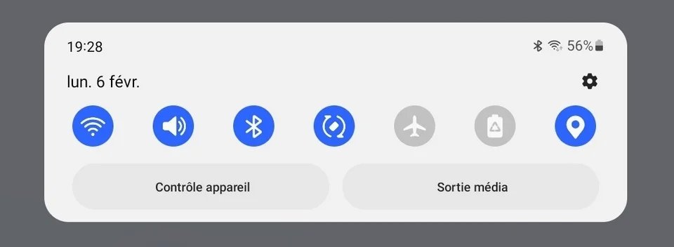 You can also access the settings by pulling down the status bar at the top of the screen You can also access the settings by pulling down the status bar at the top of the screen