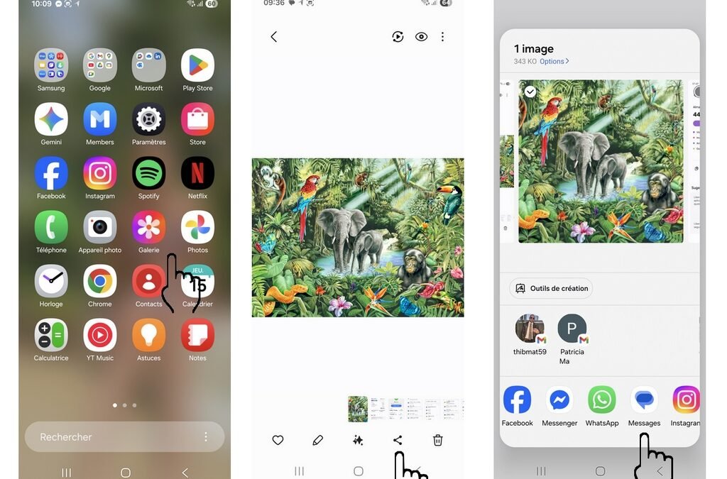 Comment envoyer une photo par message (SMS) – Guide simple pour seniors