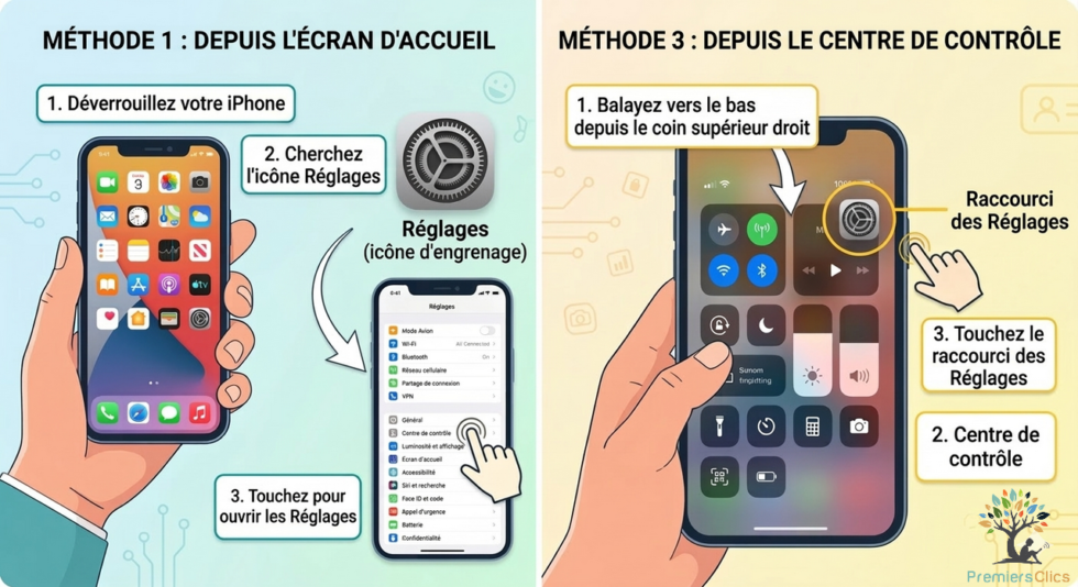 Où sont les Paramètres sur votre téléphone ? Ouvrir les réglages ...