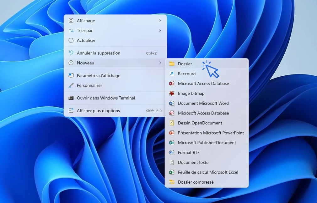 Create a folder ni Windows