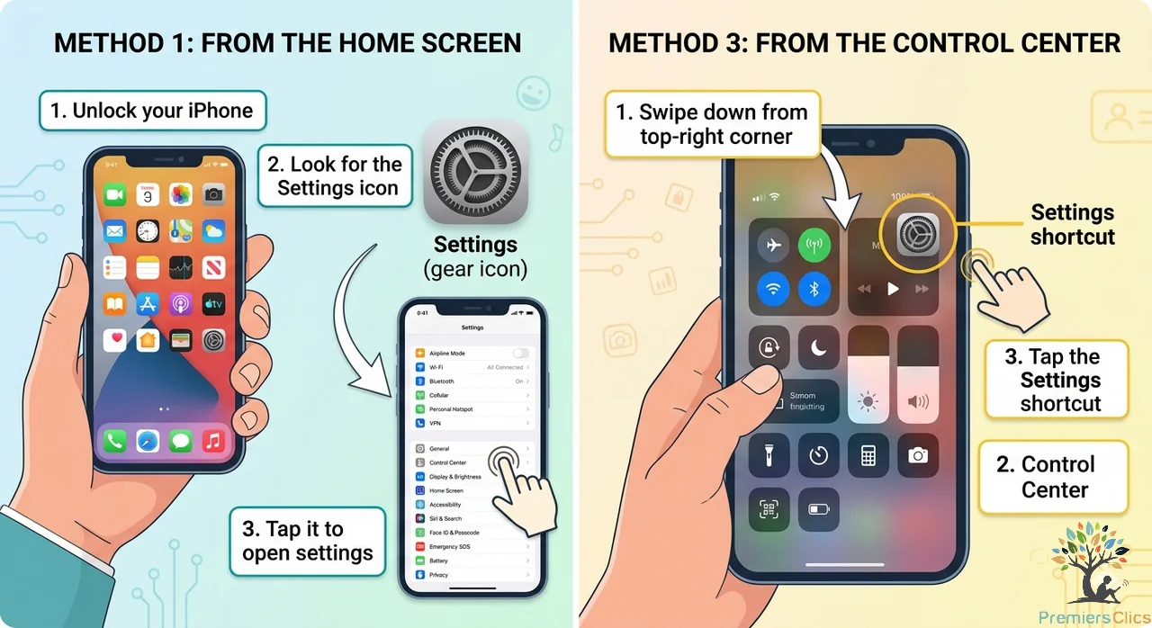 How-open-iphone-settings How to open iPhone Settings - Phone tutorial